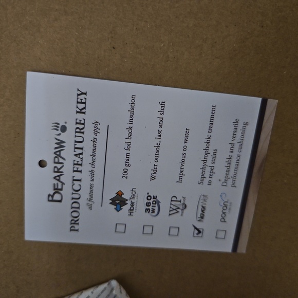 Bearpaw boots phoebe wool fleece lined in and out hickory brown brand new - Picture 4 of 6